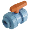Vanne à boisseau sphérique PVC Prevost femelle/femelle pour tube