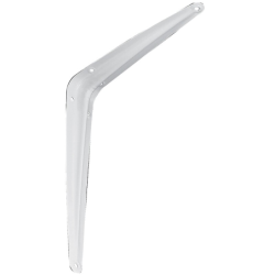 Console d'étagère tôle emboutie blanc 150x200mm