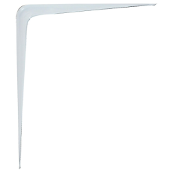 Console d'étagère tôle emboutie blanc 150x200mm