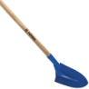 Pelle ronde emmanchée col de cygne 27cm