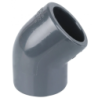 Coude 45° à coller Ø 63 mm PVC