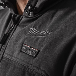 Blouson chauffant 12V noir RIPSTOP M12