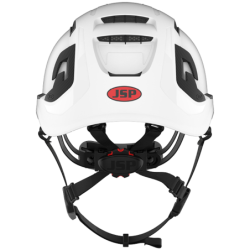 Casque de chantier EVO ALTA Basewoeker ventilé blanc avec porte badge