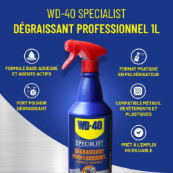 Dégraissant professionnel formule puissante - WD40 1 litres