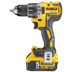 Perceuse visseuse compacte XR avec 2 batteries 18V 5 Ah et 1 chargeur