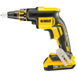 Visseuse plaquiste XR avec 2 batteries 18V 2Ah et chargeur à bande