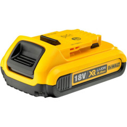 Visseuse plaquiste XR avec 2 batteries 18V 2Ah et chargeur à bande