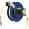 Enrouleur pour eau basse pression tuyau PVC raccord ELS 12.7 x 17 mm longueur 20 mètres