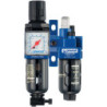 Filtre régulateur lubrificateur Alto 3 - 2 blocs avec manomètre et fixation G 1/2