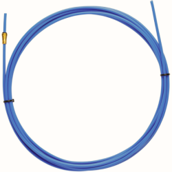 Gaine téflon 4 m pour fil alu Ø 0,6 / 0,8 bleu