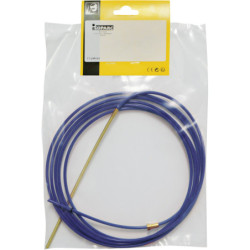 Gaine téflon 4 m pour fil alu Ø 0,6 / 0,8 bleu