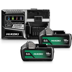 Set de démarrage 2 batteries 5,0Ah 18V HIKOKI