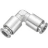 Raccord instantané métallique coude égal 90° pour tube diamètre extérieur 14 mm