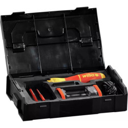 Tournevis électrique SpeedE II Wiha avec embouts SlimBit isolés en coffret L-Boxx Mini