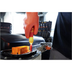 Tournevis électrique SpeedE II Wiha avec embouts SlimBit isolés en coffret L-Boxx Mini