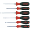 Jeu de tournevis à fente Phillips SoftFinish lame et écrou 6 pièces