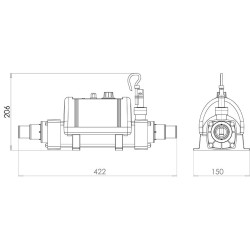 Réchauffeur hors sol NANO 3 kW