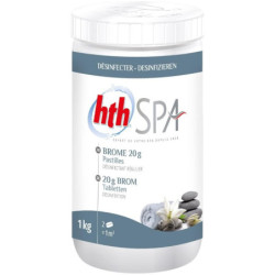 Tablettes de désinfectant régulier sans chlore pour spas - HTH Spa - Boîte de 1 kg