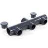 Collecteur 3 voies pour conduits aspiration piscine - Diamètre 50 mm - PVC