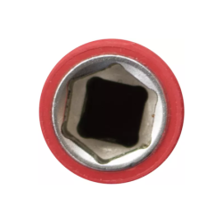 Douille 6 pans mâle 1/4 isolée Wiha pour tête hexagonale