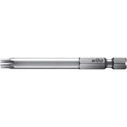 Embout de vissage Professional Wiha 6 pans 1/4 Torx T25 longueur 70 mm - Boîte de 5