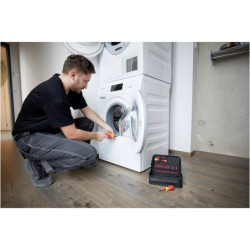 Trousse équipée de 31 outils isolés slimVario electric Wiha pour électricien