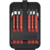 Coffret de 6 embouts isolés slimBit Wiha fente et Pozidriv PlusMinus SL/PZ1 SL/PZ2