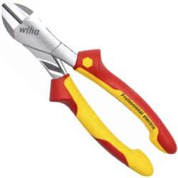 Pince coupante isolée Professional Electric Wiha diagonale grande capacité 180 mm