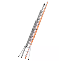 Echelle coulissante à corde 3 plans repliée 4.09m déplée 9.41m - PRONOR