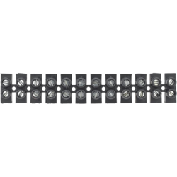 Barrette de connexion domino électrique DebFlex 12 plots