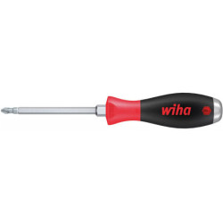 Tournevis Pozidriv Wiha SoftFinish 6 pans continu et disque de frappe