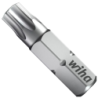 Embout de vissage Wiha 6 pans 1/4 Torx longueur 25 mm Boîte de 2