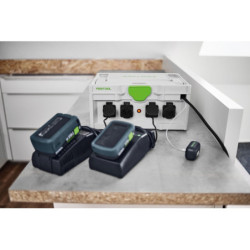 Rallonge multiprise Festool SYS-PowerHub IP44 câble 10 m avec 4 prises ext + 1 prise int