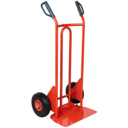 Diable à poignées à garde 250 kg roues increvables