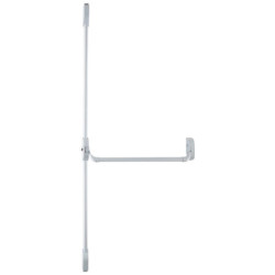 Serrure anti panique Push Bar Iseo 9411113444A acier blanc