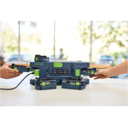 Chargeur rapide SYS-MC 6/4 recharge simultanée jusqu'a 4 batteries Festool