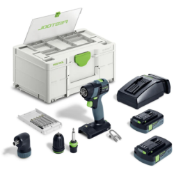Perceuse-visseuse TXS 18 C avec 2 batterie 18V 3.0Ah, chargeur et accessoires