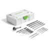 Embouts et kit de forets bois et béton dans systainer SYS3 S 76-BB-Set