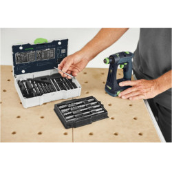 Embouts et kit de forets bois et béton dans systainer SYS3 S 76-BB-Set