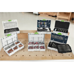 Embouts et kit de forets bois et béton dans systainer SYS3 S 76-BB-Set