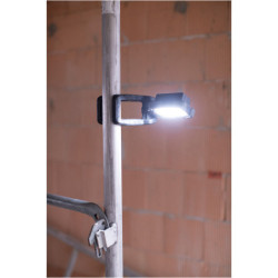 Projecteur LED mobile à pince CL 1050 MA rechargeable lampe orientable 10W 950 lumen