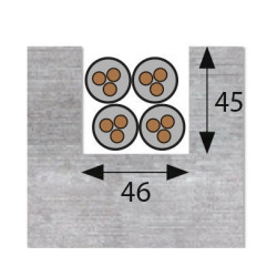 Rainureuse murale compacte Ø 150 mm - EMF150.1 Eibenstock - Moteur 230V 2,3kW