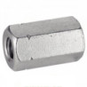 Manchon hexagonal de jonction double femelle inox A2
