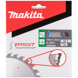 Lame Scie Circulaire EFFICUT Bois composite 165 x 20 mm 24 dents