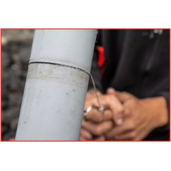 Scie à fil KS Tools pour la désoupe PVC bois ABS