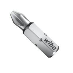 Embout standard Phillips 1/4 Wiha longueur 25 mm PH3 - Lot de 3
