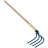 Crocs à bêcher PERRIN 4 dents 21 cm avec manche en bois 1.35 m