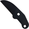 Lame noire de rechange pour coupe branche longueur 175 mm trou de fixation carré