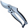 Sécateur à lame acier courbe 6,5 cm - Perrin - Diamètre de coupe 15 mm - Corps aluminium