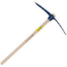 Pioche terrassier oeil rond 2.0 kg avec manche emmanché droit 90 cm